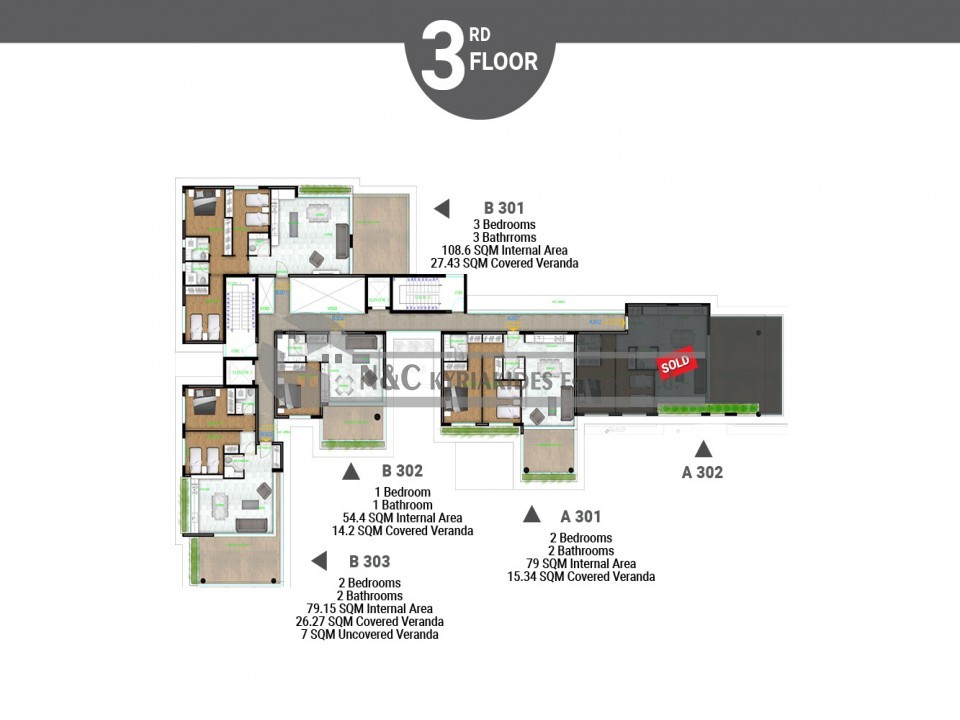 Photo #7 Apartment for sale in Cyprus, Makenzy