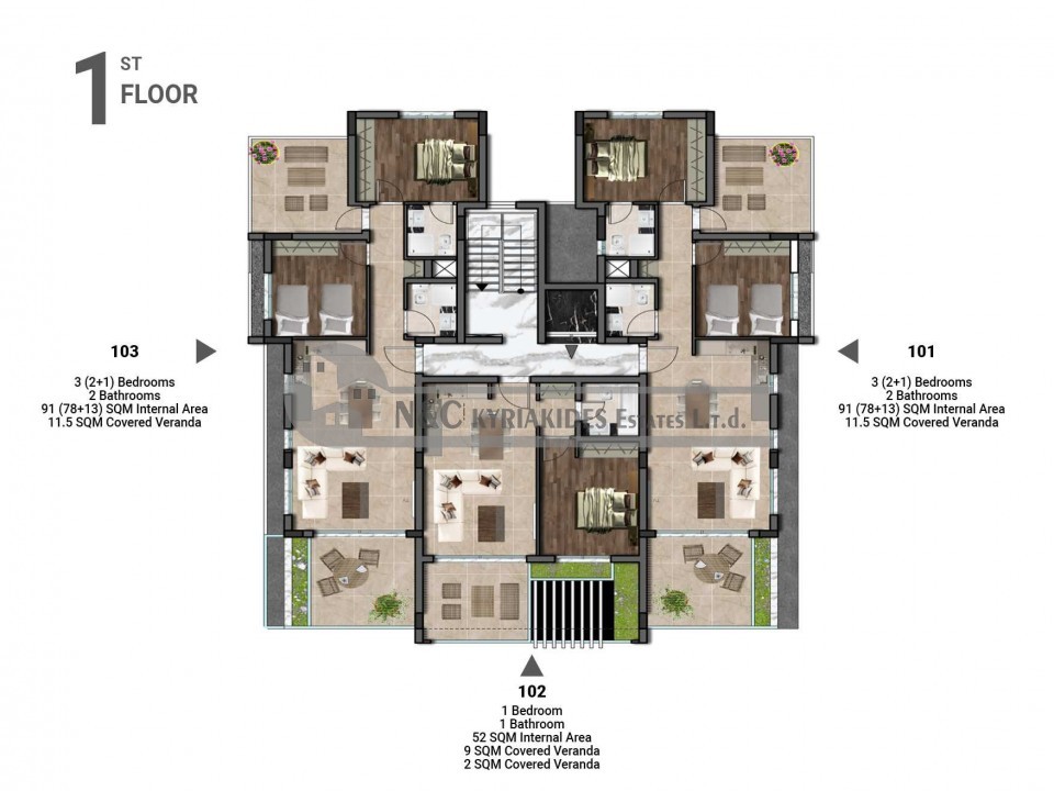 Photo #4 Apartment for sale in Cyprus, Aradhippou