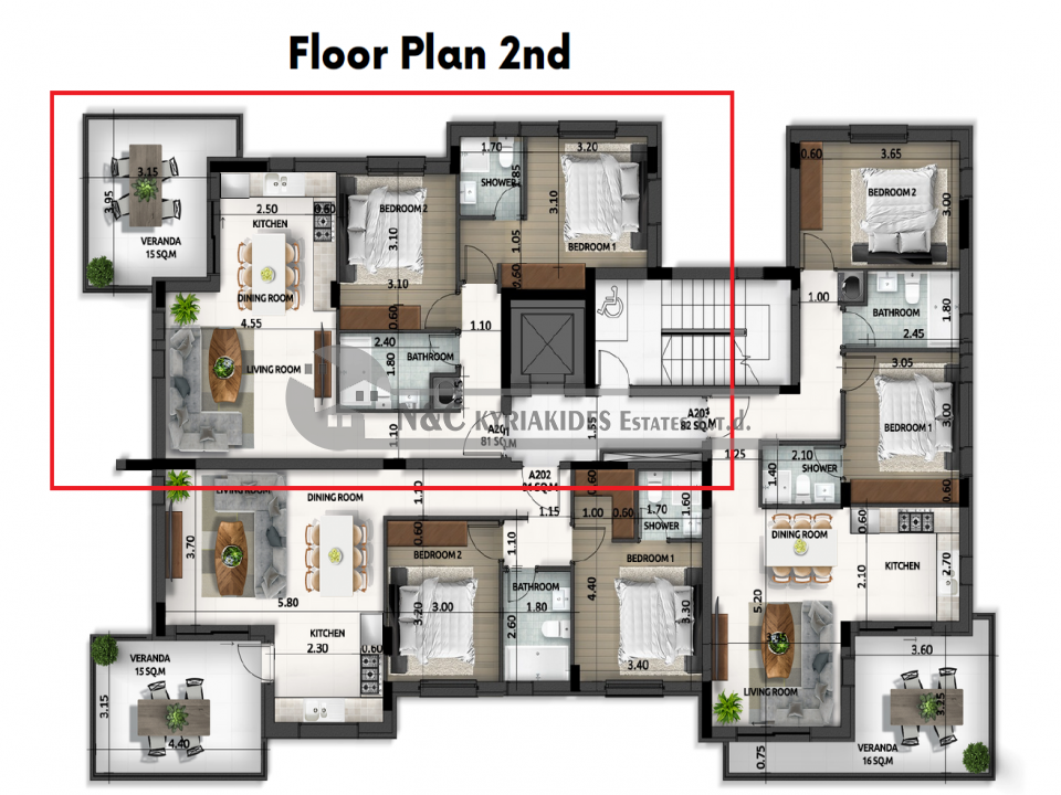 Photo #11 Apartment for sale in Cyprus, New Hospital Area